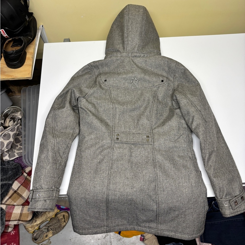 Women's Gray Ski & Snow Jacket - Picture 3 of 6